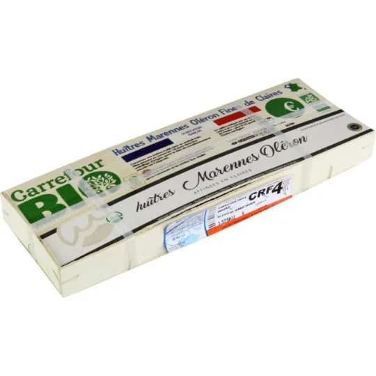 Huîtres Marennes Oleron Bio N°4