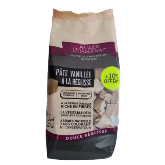 Bonbons pâte vanillée réglisse