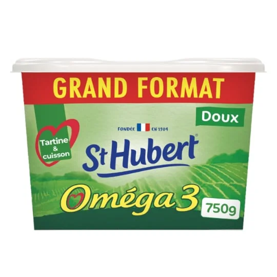 Margarine Doux 100% Végétal Oméga 3 Tartine et Cuisson