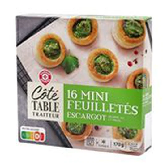 Mini feuilletés Escargot x16