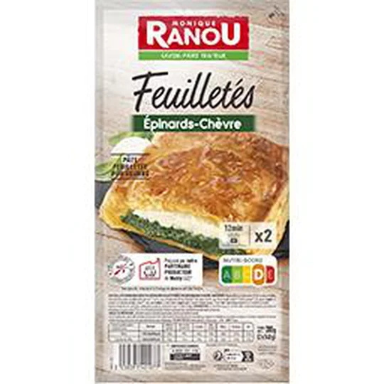 Feuilletés épinards chèvre