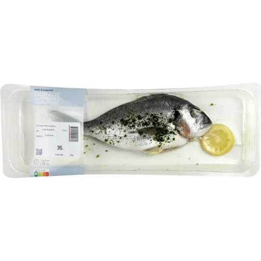Plat cuisiné dorade citron/coriandre