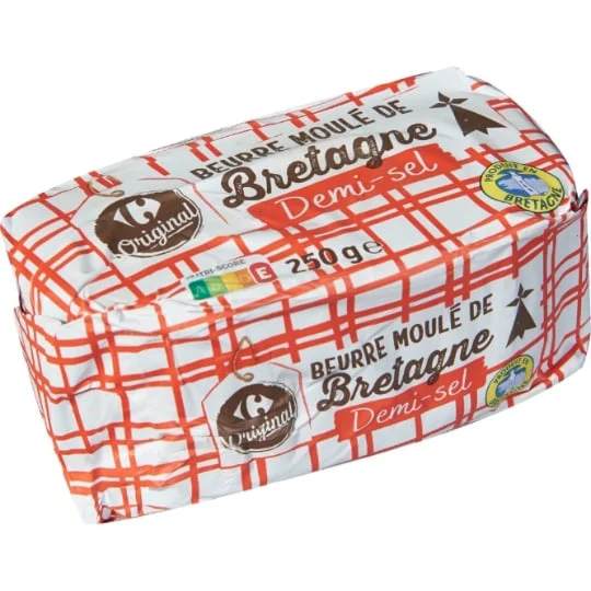 Beurre moulé de Bretagne demi-sel