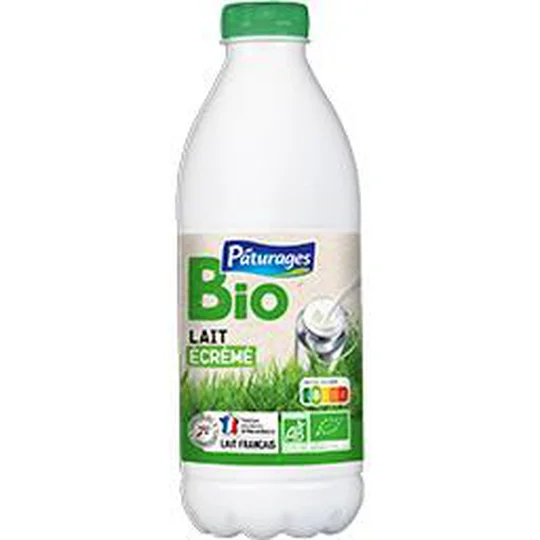 Lait écrémé BIO