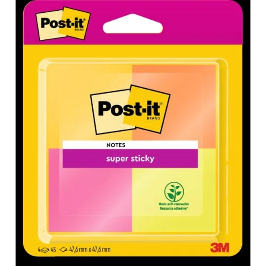 Notes repositionnables super sticky