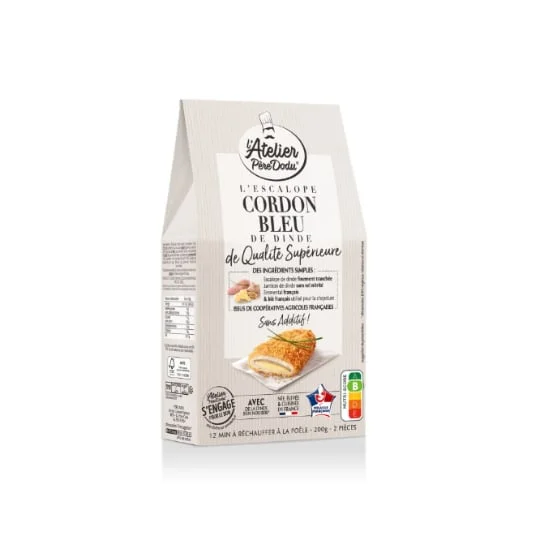 Escalope cordon bleu de dinde