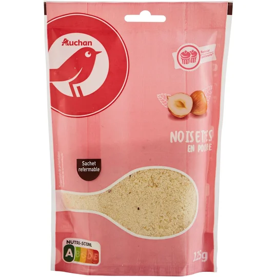Poudre de noisettes sachet refermable