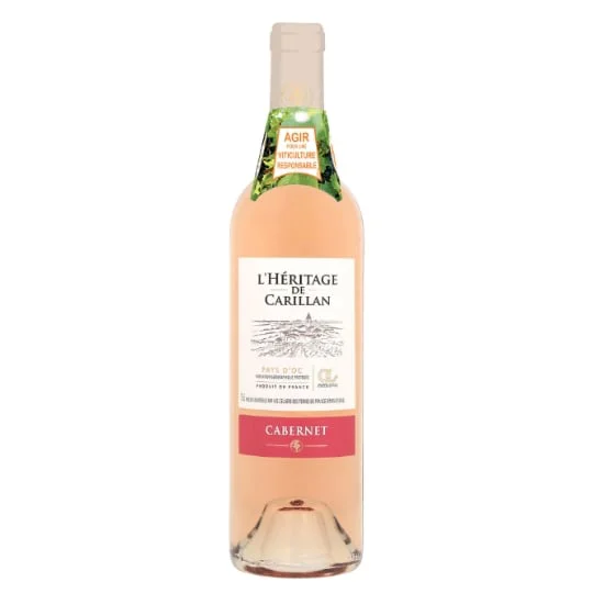 Vin Rosé Languedoc Roussillon IGP Pays d'OC Cabernet