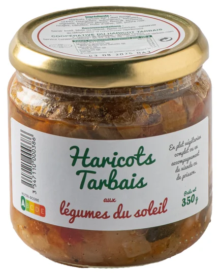 Haricots tarbais aux légumes du soleil