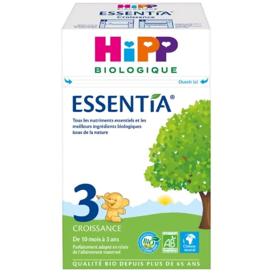 Lait bébé en poudre de croissance 3ème âge dès 10 mois Bio ESSENTIA®