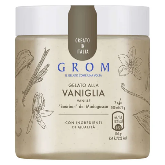 Crème glacée pot vanille