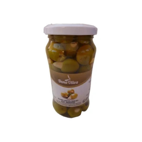Olives vertes farcies aux amandes