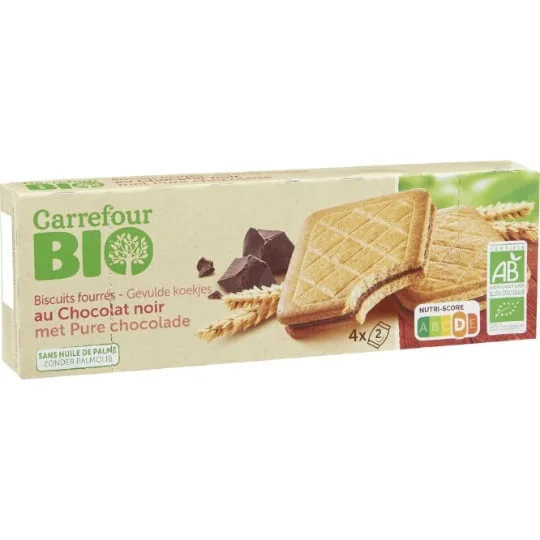 Biscuits bio chocolat noir