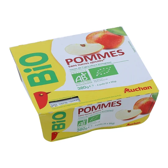 Purée de pommes sans sucres ajoutés