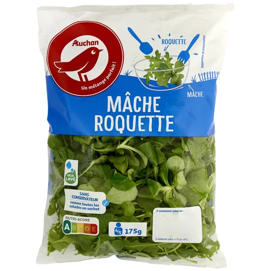 Mélange de mâche et roquette