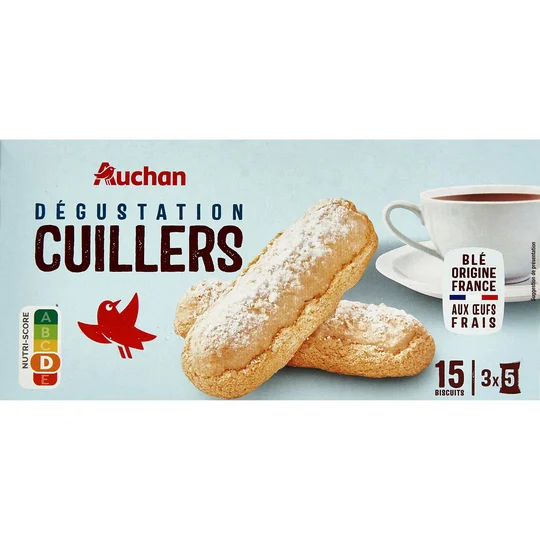 Biscuits cuillers dégustation aux Oeufs frais, sachets fraîcheur