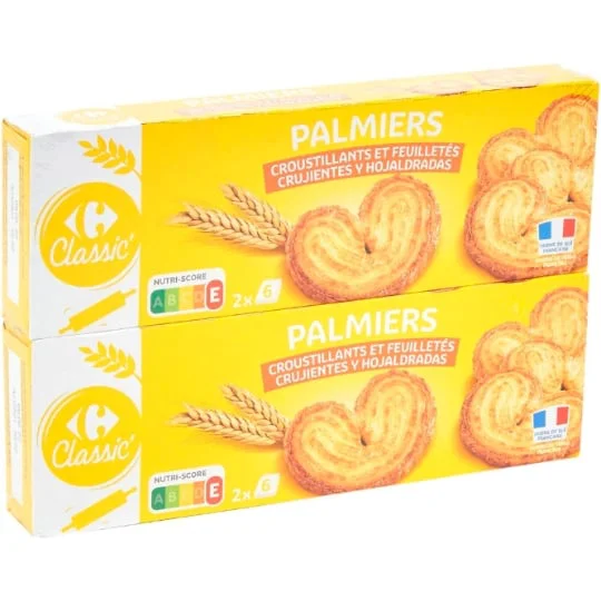 Biscuits palmiers