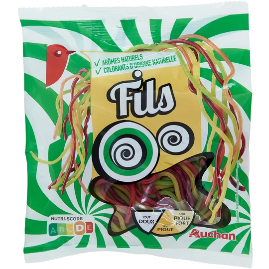 Rasta fils bonbons goût fruit