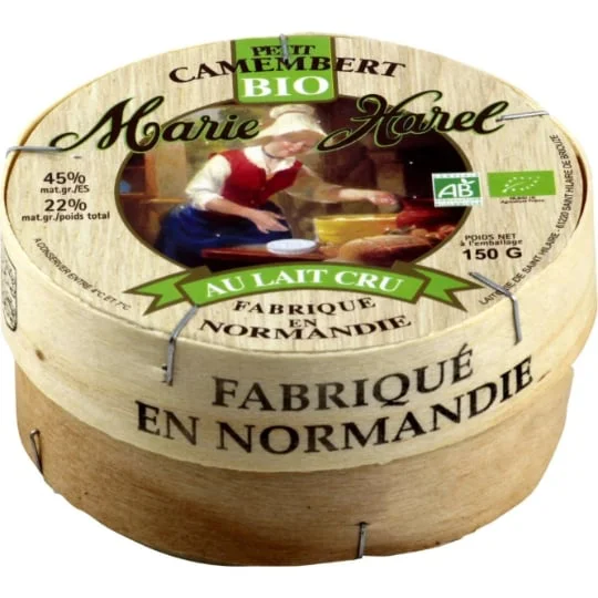 Fromage petit camembert Bio au lait cru