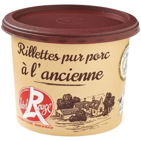 Rillettes pur porc à l'ancienne Label Rouge