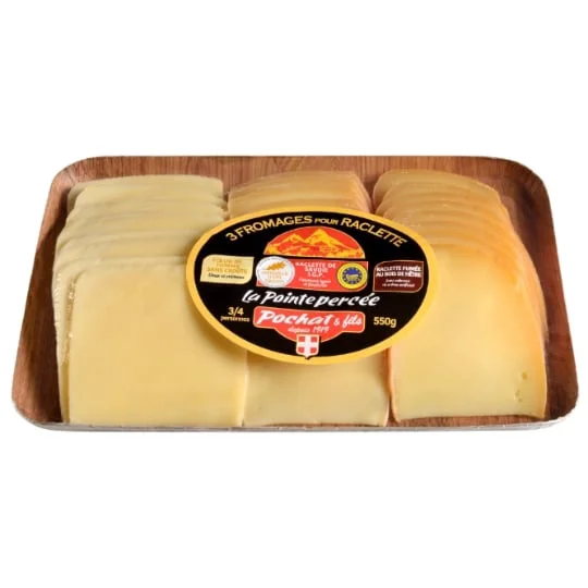 Fromage à raclette fumée, nature, coeur de tomme POCHAT