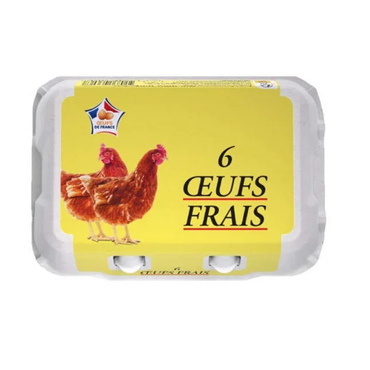 Oeuf sol x6
