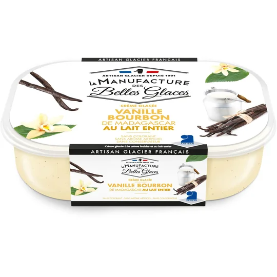 Crème glacée Vanille Bourbon