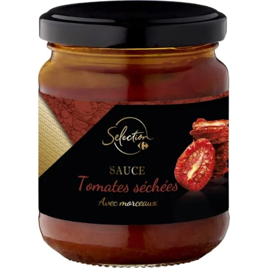 Sauce tomates séchées avec morceaux