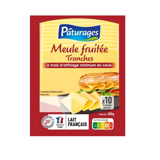 Meule fruitée Tranches