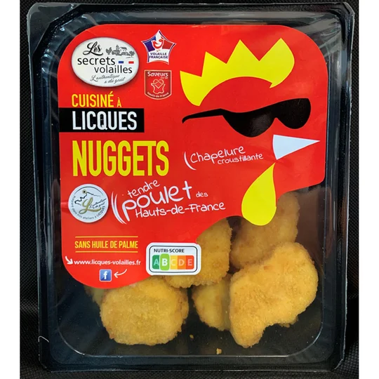 Nuggets de poulet des Hauts de France