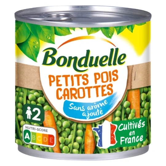 Petit Pois, Carotte Sans Arôme Ajouté