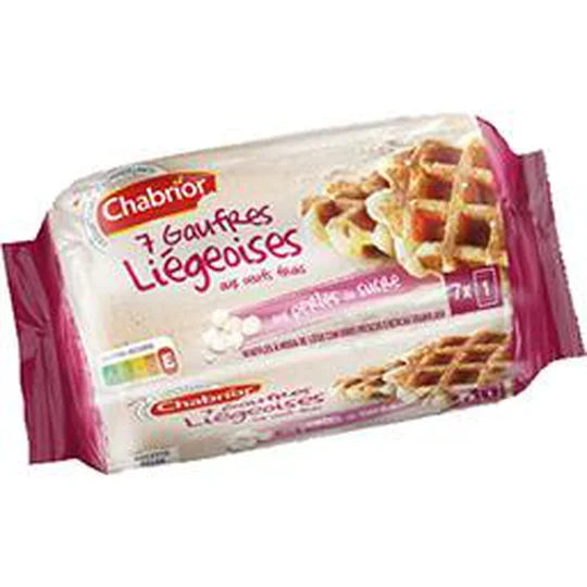 Gaufres Liégeoises aux perles de sucre