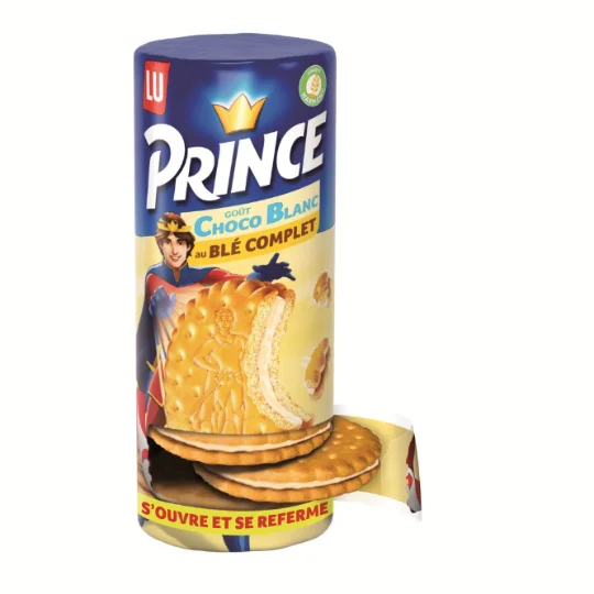 Biscuits fourrés au chocolat blanc au blé complet