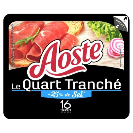 Jambon cru sel réduit