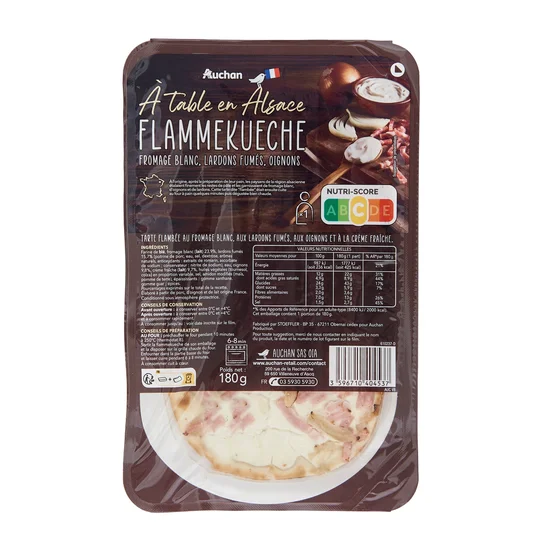 Tarte flambée recette Alsacienne