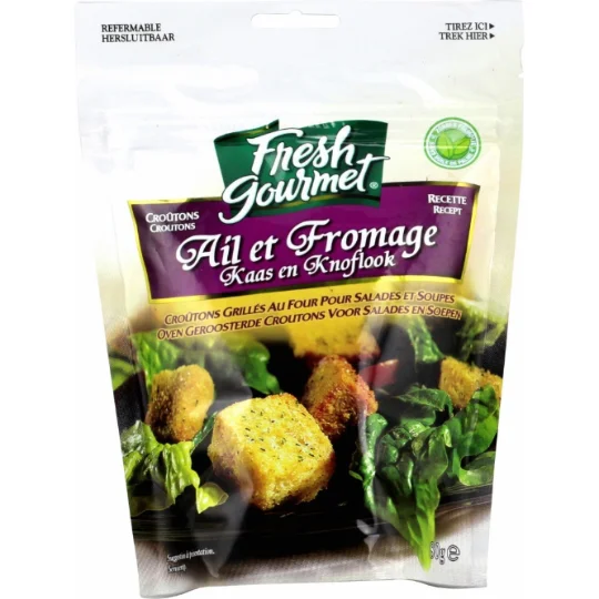 Croûtons ail et fromage