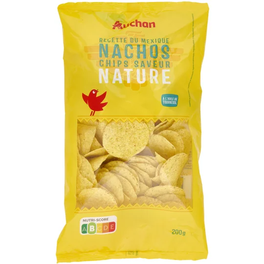Chips nachos nature
