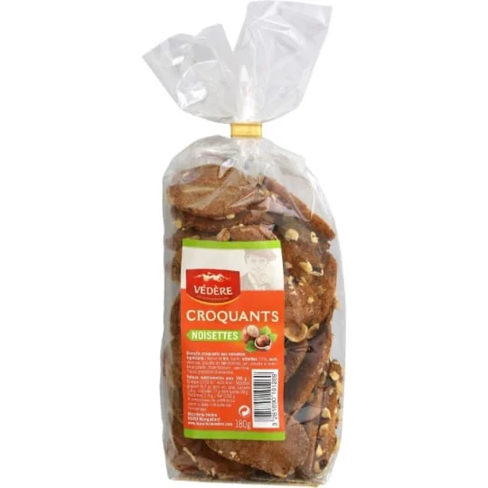 Biscuits croquants noisettes