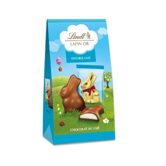 Sachet mini lapins Chocolat double lait
