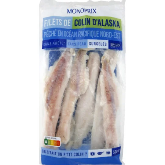 Filets colin alaska msc