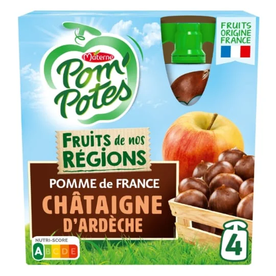 Compote pomme châtaigne