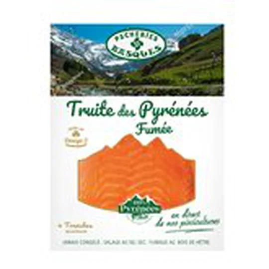 Truite fumée des Pyrénées Pêcheries Basques
