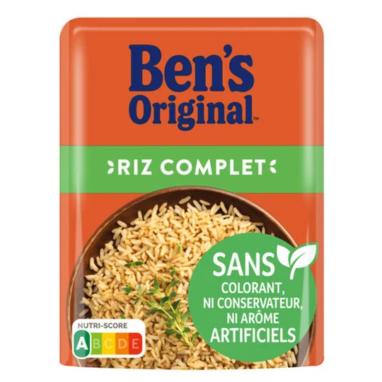 Riz complet micro-ondable