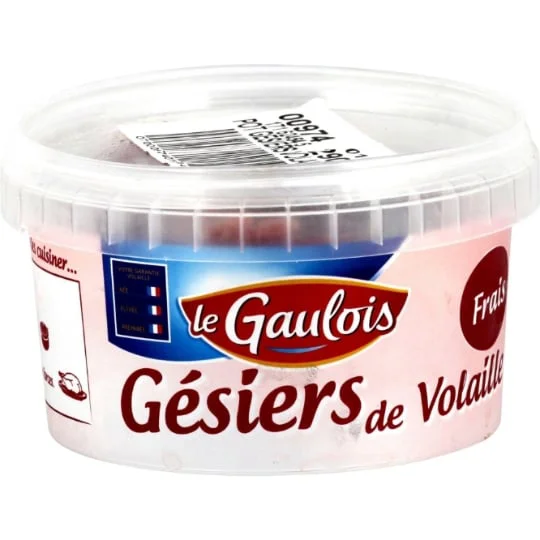 Gésiers de volaille frais