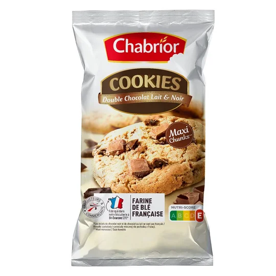 Cookies double chocolat lait & noir