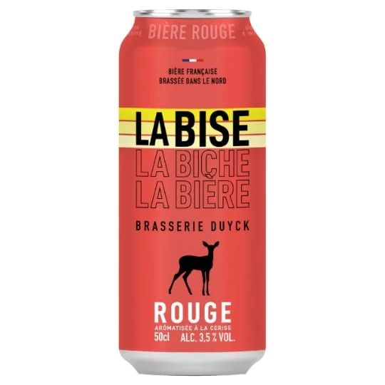 Bière Rouge Brasserie Duyck 3,5% LA BISE
