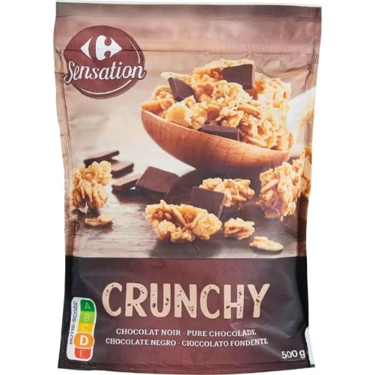 Céréales Crunchy chocolat noir