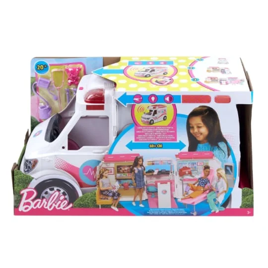Véhicule médical et accessoires Barbie