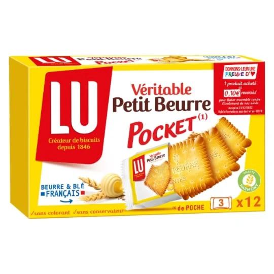 Biscuits Véritable Petit Beurre Pocket