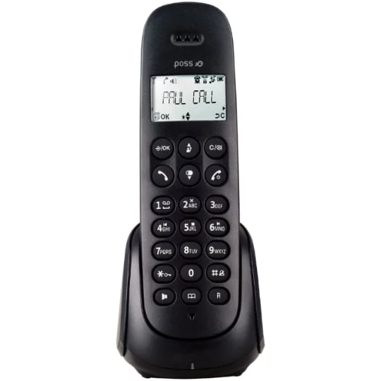 Téléphone sans fil avec répondeur Solo - PSDP230SBK - Noir